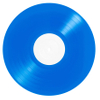 12" blue vinyl record pressing
