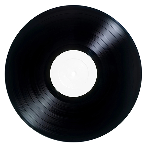 7"black vinyl